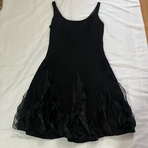 Y2K Early 2000s JS Boutique Homecoming Formal Fairy Frilly Tulle Dress Size 4